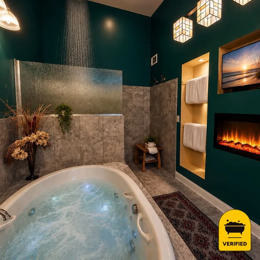 Castle In The Country Bed & Breakfast Inn: the Camelot Jetted Tub Suite in Allegan, MI