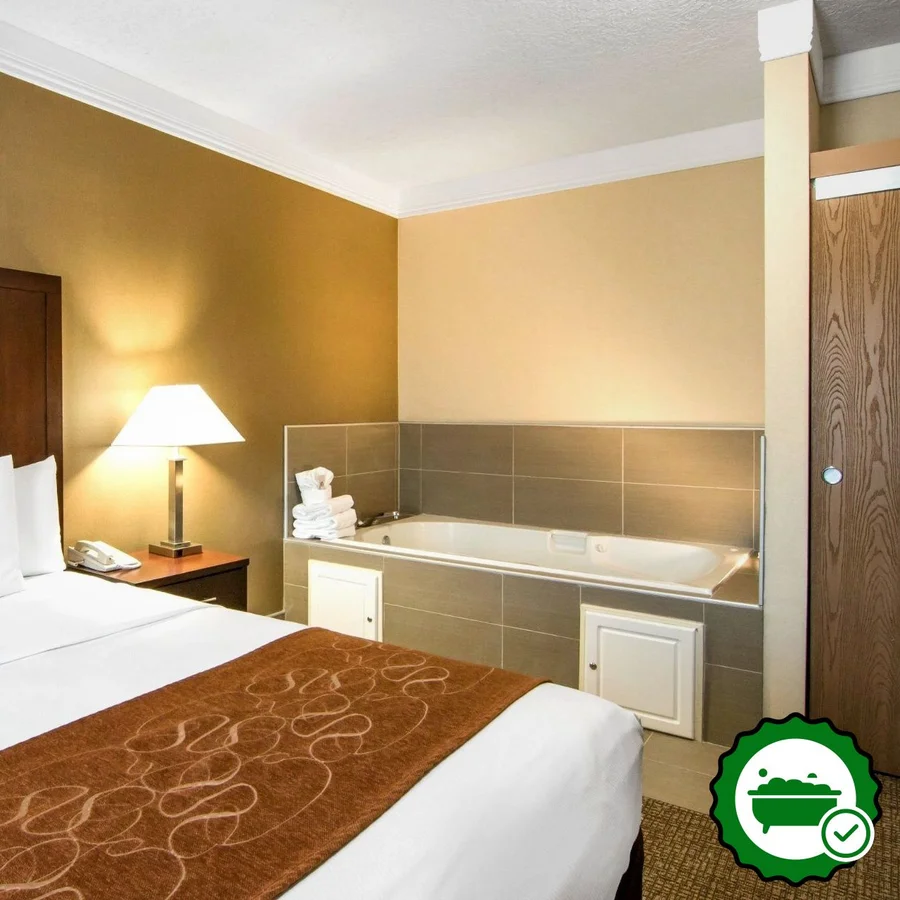 Comfort Suites Linn County Fairgrounds and Expo - Verified Jacuzzi In-Room
