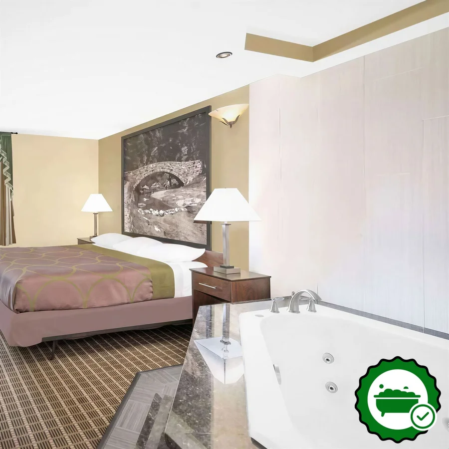 Super 8 by Wyndham Webster City IA - Verified Jacuzzi In-Room
