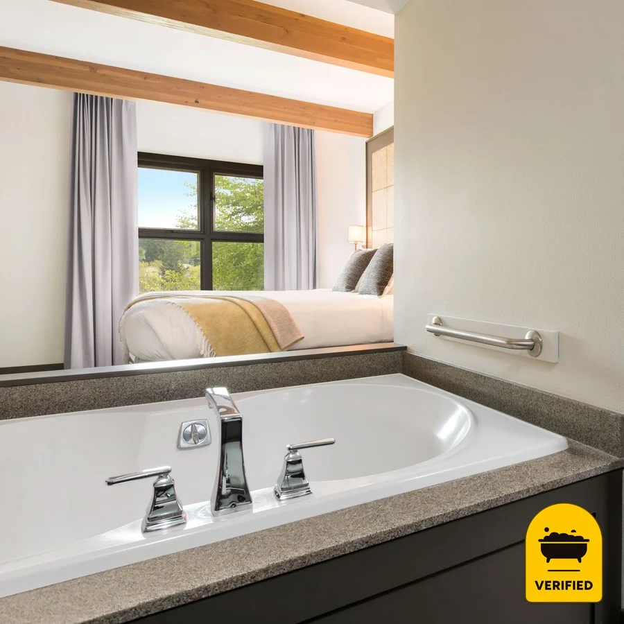 Friday Harbor House: the Harbor View Jetted Tub Room in San Juan Island, WA