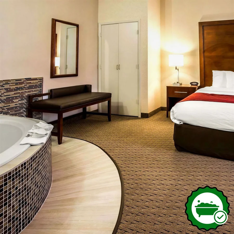 Comfort Suites Stafford Near Sugarland - Verified Jacuzzi In-Room