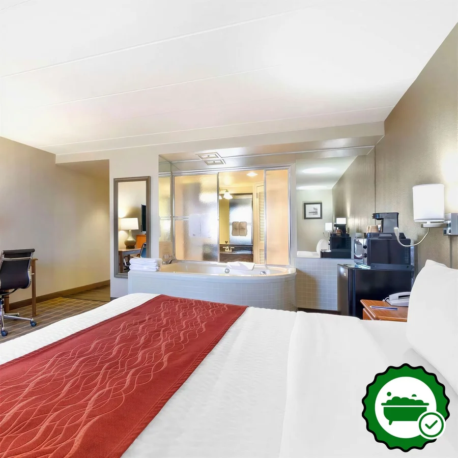 Comfort Inn University Center - Verified Jacuzzi In-Room