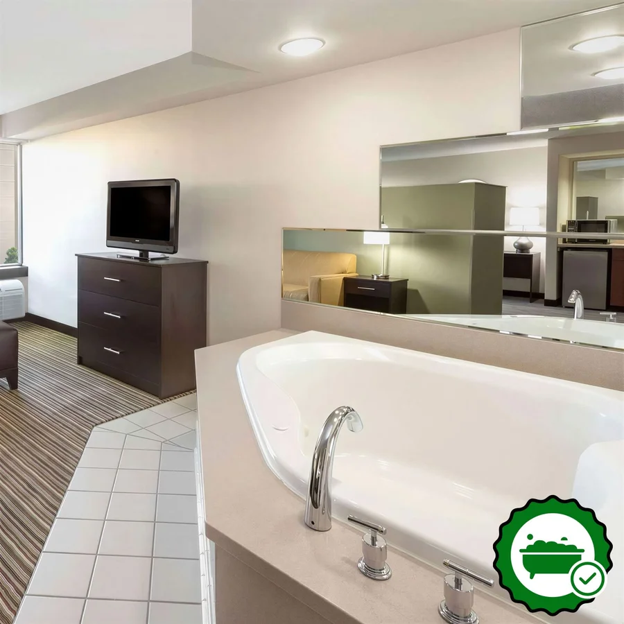 Super 8 by Wyndham Madison South - Verified Jacuzzi In-Room