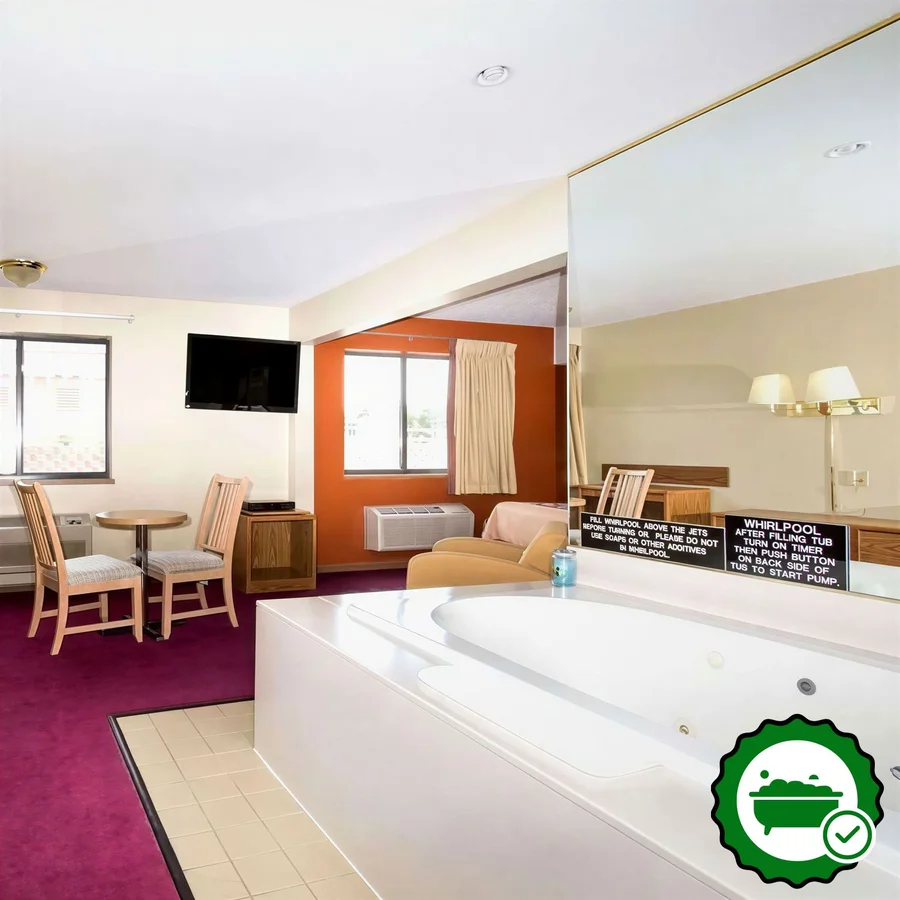 Super 8 by Wyndham Chadron NE - Verified Jacuzzi In-Room