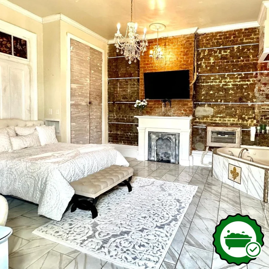 Fleur De Lis Mansion Bed and Breakfast - Verified Jacuzzi In-Room