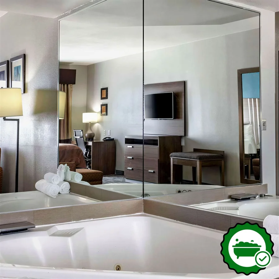 Quality Inn & Suites I-35 / Walnut Hill - Verified Jacuzzi In-Room